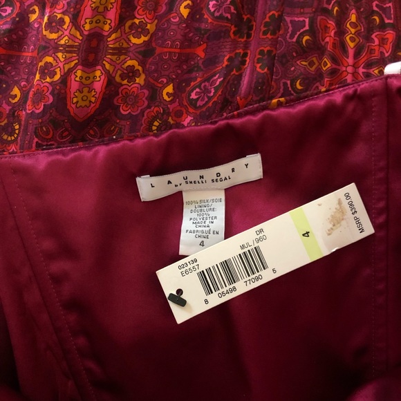 NWT - Silk Maxi Dress by Laundry - Picture 10 of 12